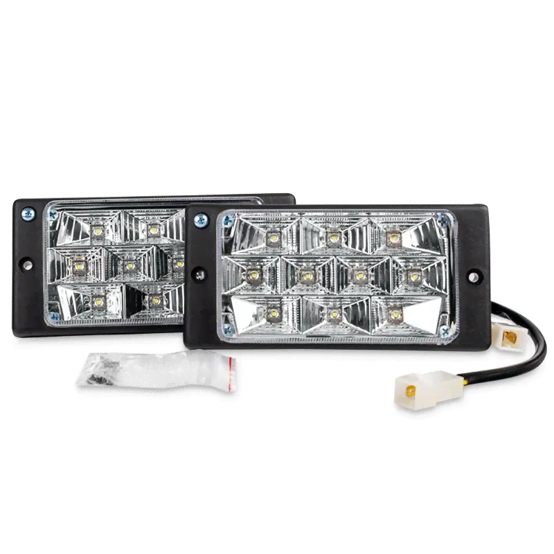 Противотуманные фары светодиодные (10LED) AVS PF-174L (12V 55A H3 LADA 2110-2112) 2шт белый-3