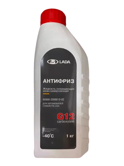 Антифриз красный LADA G12 carboxylate (1кг)
