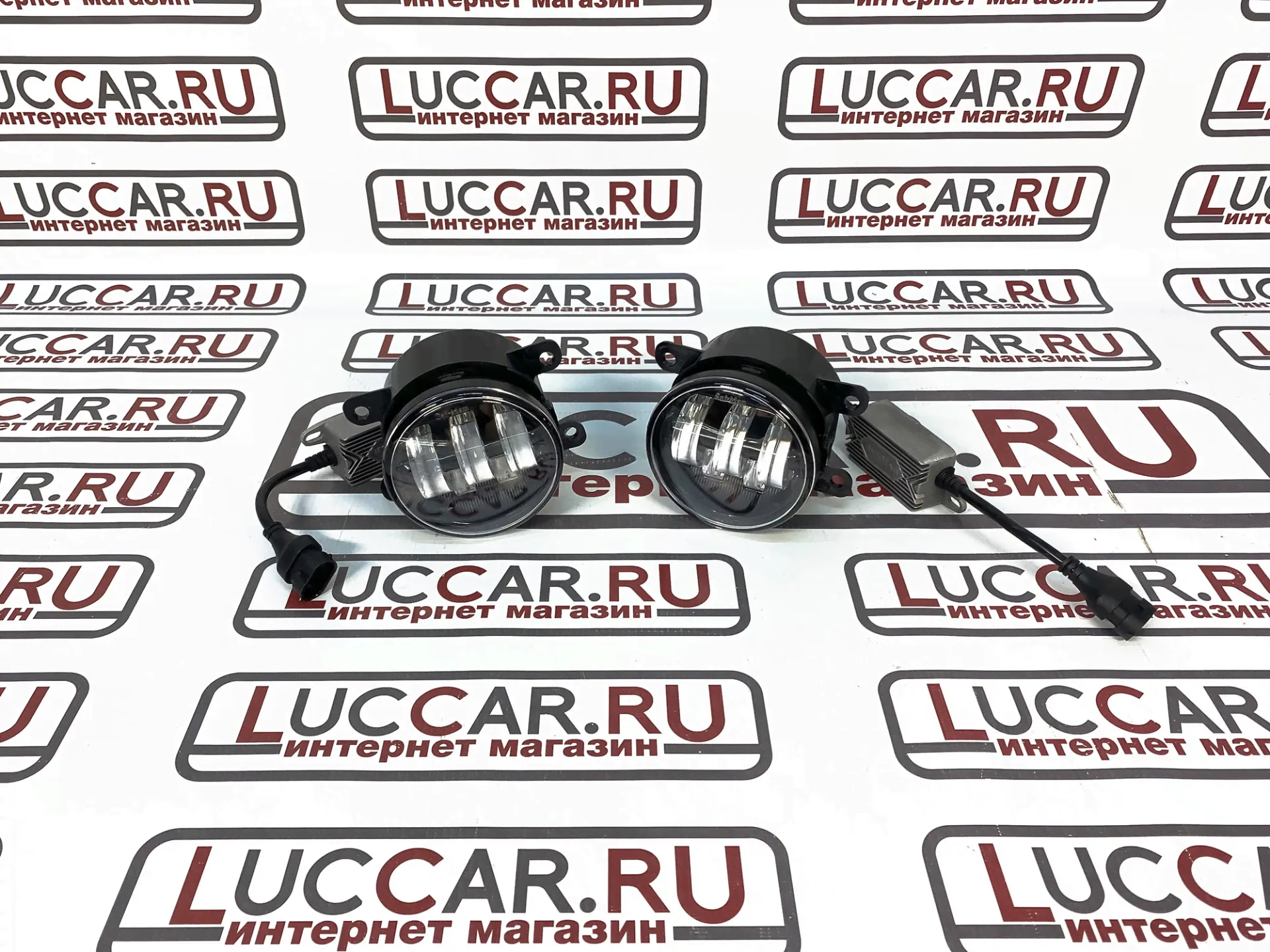 Светодиодные противотуманные передние фары SalMan Led 60W 5 Lada: Vesta, X-Ray, Granta FL, Нива Urban-1