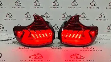 Задние фонари Lada X-Ray в стиле Audi бегущие повторотники