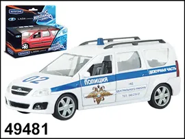 Модель автомобиля Lada Largus. Полиция, 1:38