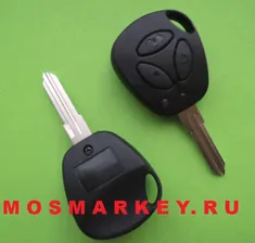 Lada Granta, Kalina, Priora, Datsun, Chevrolet Niva - ключ зажигания, 3 кнопки