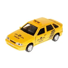 Игрушка Машина ВАЗ 2114 Такси Lada Samara Технопарк 2114-12TAX-YE