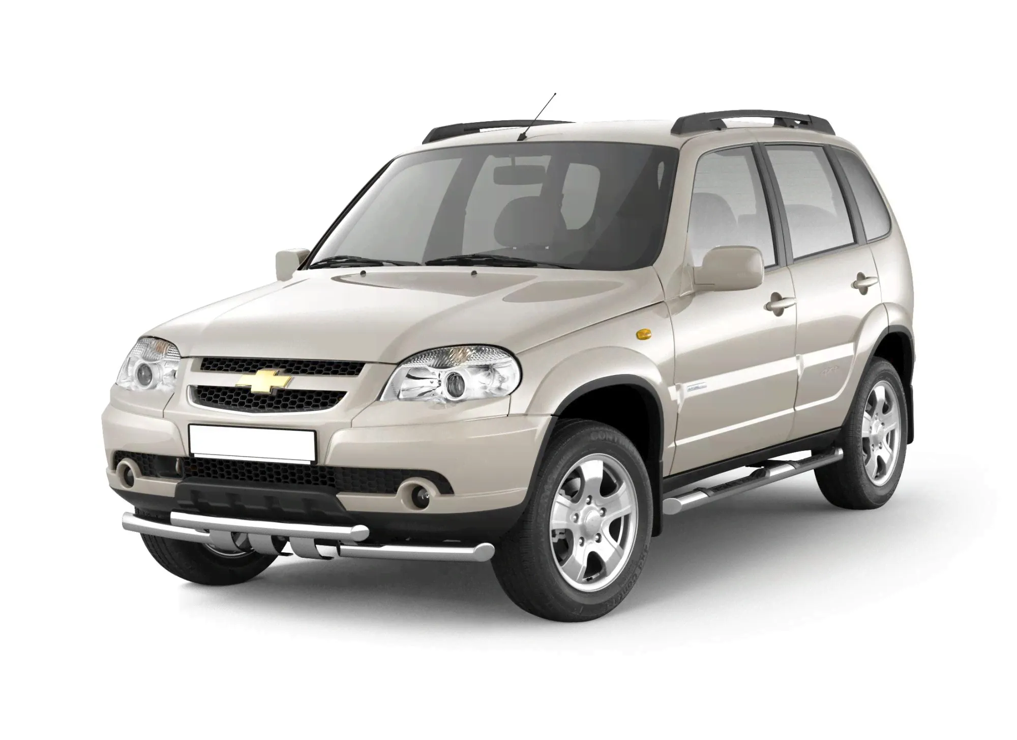 Рейлинги "Комфорт" Chevrolet NIVA/LADA NIVA/ NIVA Travel (черные)