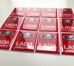 НАКЛЕЙКА LADA SPORT (КРАСНАЯ)
