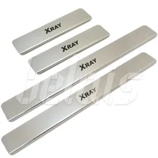 Накладки на пороги LADA Xray краска (надпись Xray)
