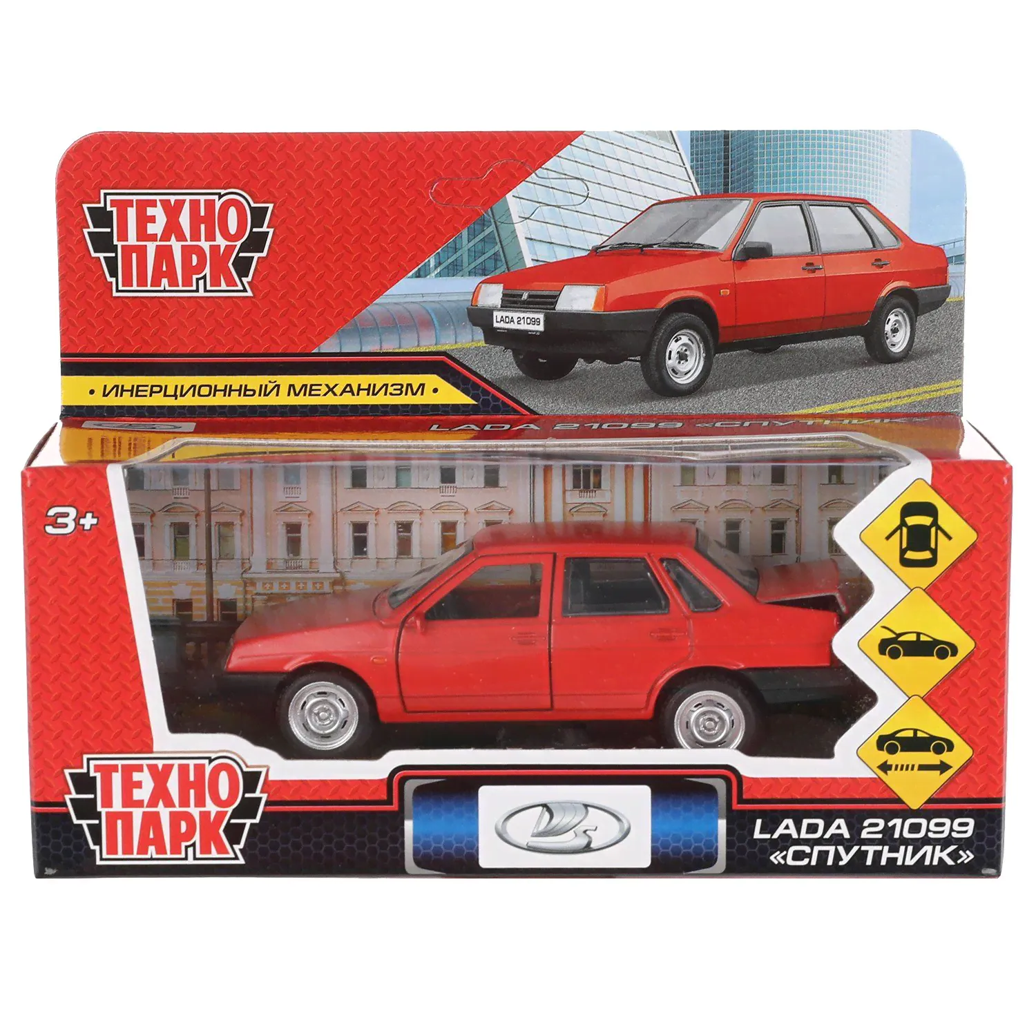 Машина LADA ВАЗ-21099 Спутник красная