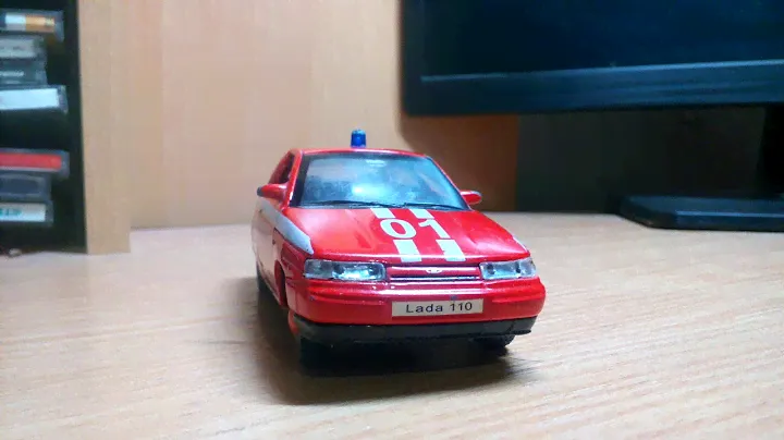 ВАЗ-2110 Пожарная охрана 1/36 (Autotime) (РУБРИКА "ПОД ВОССТАНОВЛЕНИЕ ИЗ ДЕТСТВА")
