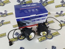 Светодиодные линзы в птф LED FOG 50000LM Lada Vesta, Granta FL, Niva Urban