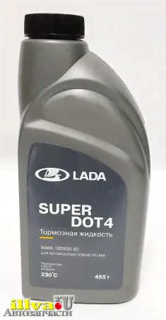 Тормозная жидкость LADA Super DOT-4 оригинал 455гр - 88888100000582-0