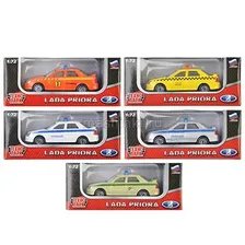 ТЕХНОПАРК 1/72 LADA Priora металл. 7,5 см в ассорт.