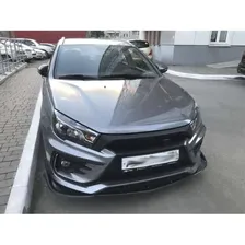 Сплиттер переднего бампера для LADA Vesta Шагрень