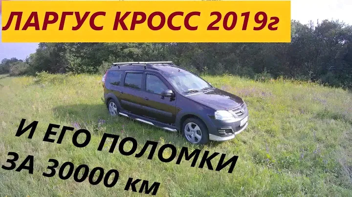 ЛАРГУС КРОСС 2019 ПРОБЕГ 30000км. ЧТО СЛОМАЛОСЬ?