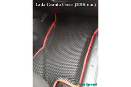 EVA КОВРИКИ АВТОМОБИЛЬНЫЕ С БОРТАМИ В САЛОН НА LADA GRANTA CROSS (2018-н.в.)
