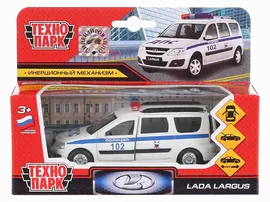 Технопарк Металлическая модель «Lada Largus Полиция»