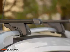 Багажник на крышу для Lada Largus и Largus Cross (2012+/2021+) | на рейлинги | LUX Классик и LUX Элегант