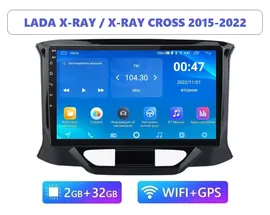 9" Lada X-RAY / XRAY Cross / 2015-2022 (Android / Wi-Fi / GPS / Bluetooth)