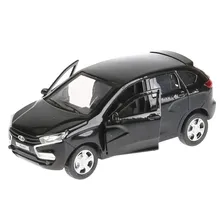 Технопарк, машина металл Lada XRAY 12 см. черный, XRAY-BK