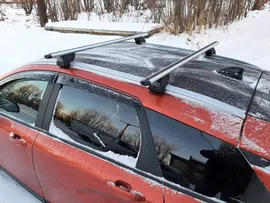 Багажник на рейлинги Евродеталь для Lada Vesta SW, SW Cross
