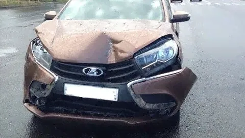 #5 LADA XRAY  Ремонт бахнутого в морду. Красим бампер