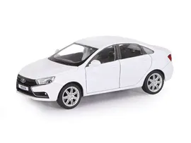 Машина АВТОПАНОРАМА LADA VESTA седан, 1/24, белый