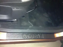 Пластиковые накладки на пороги на Lada Xray (Пластиковые накладки на пороги на Lada Xray)