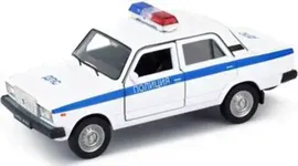 Lada 2107 полиция модель машины 1:34-39