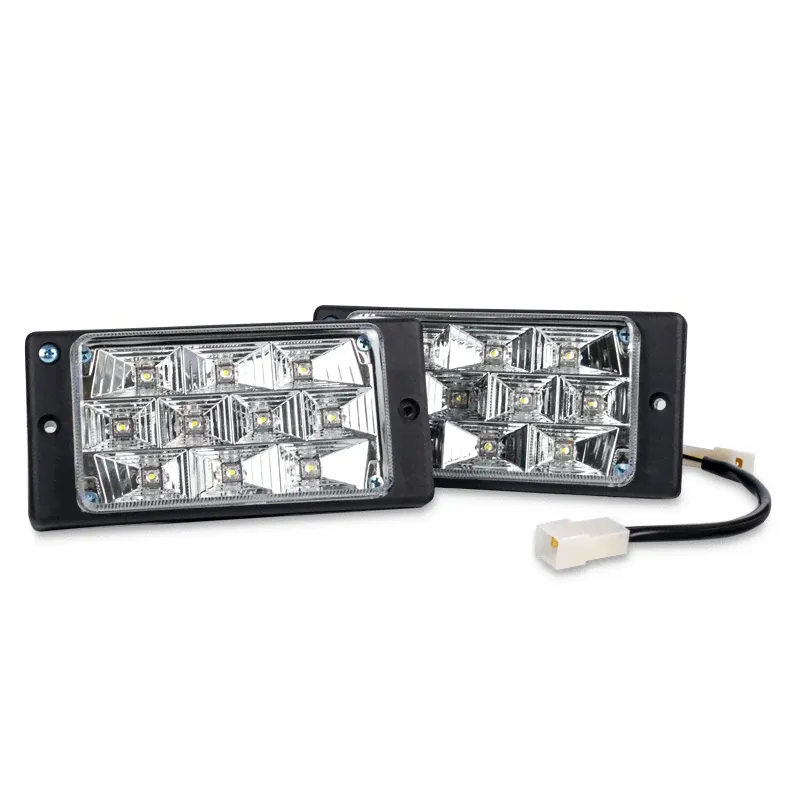 Противотуманные фары светодиодные (10LED) AVS PF-174L (12V 55A H3 LADA 2110-2112) 2шт белый-2