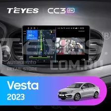 Штатная магнитола Teyes CC3 2K 360 6/128 Lada Vesta 2023+ F2 Тип-B