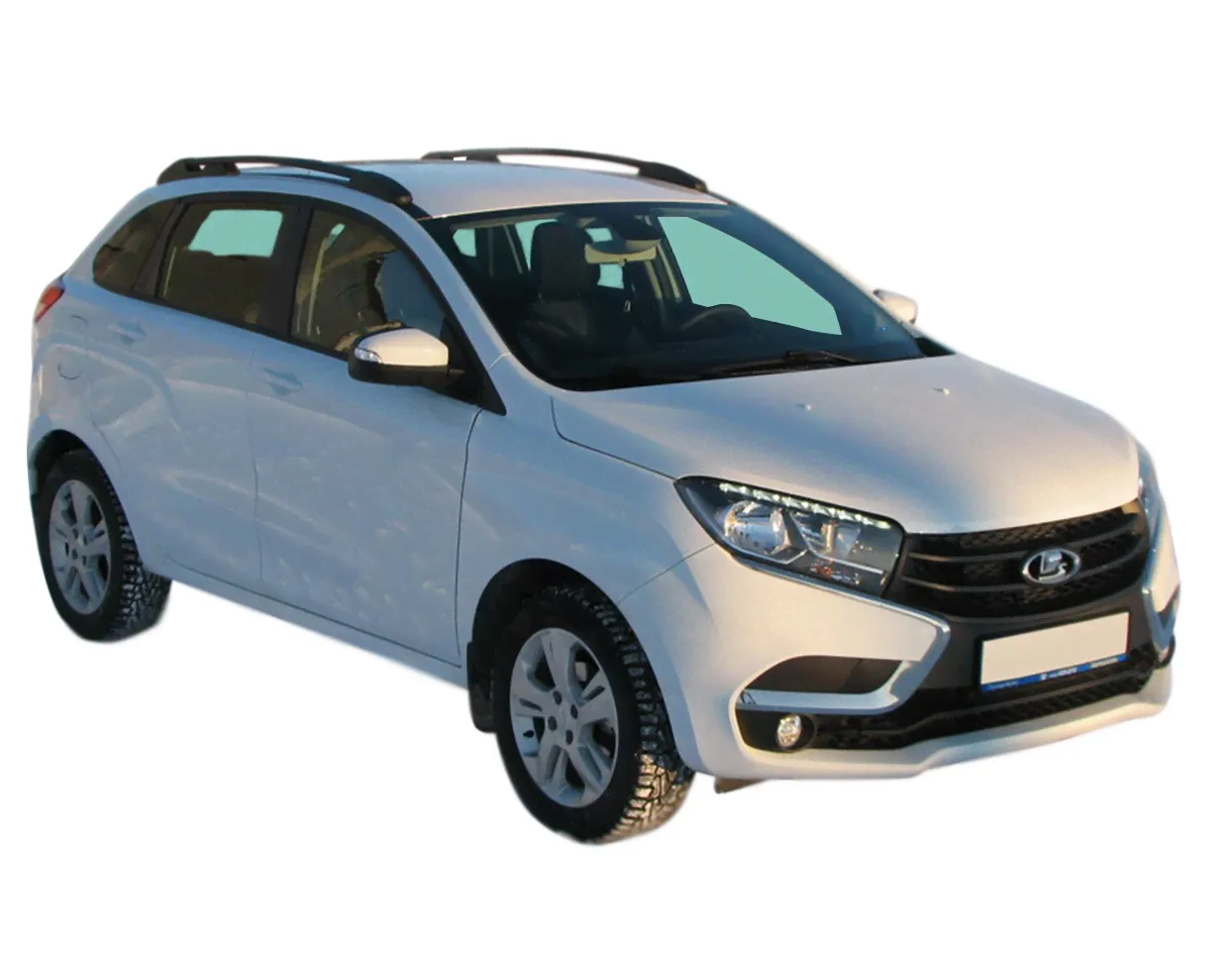 Рейлинги для автомобиля LADA XRAY 2015 г.в., черный, АПС