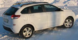 Рейлинги АПС серые на крышу LADA XRAY (Лада Х Рей)
