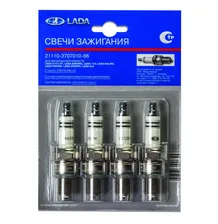 Свечи зажигания LADA 21110-3707010-86 А-17ДВРМ (8клап.) (4шт)