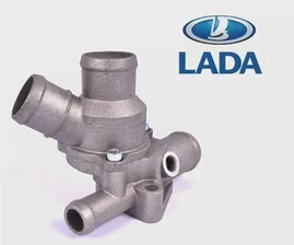 Термостат 85°С корпус 5 патрубков LADA /ВАЗ 1118/ 11180130601082 11180-1306010-00