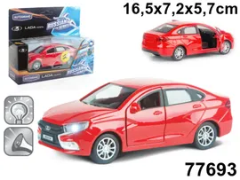 Модель 1:36 "LADA VESTA" гражданская, красная