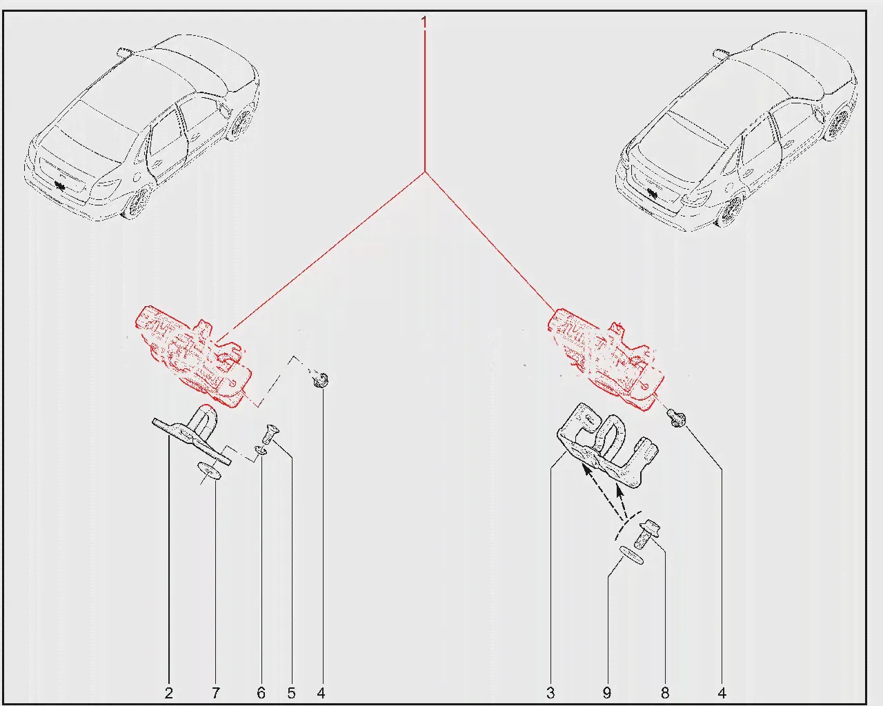 Замок крышки багажника с электроприводом для Lada Vesta седан, Granta седан, лифтбек
