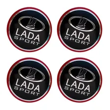 Наклейки на диски Lada Sport 56 мм тюнинговые