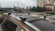 Багажник на интегрированные рейлинги INTER Integra для Lada Vesta Cross универсал (SW) 2018-2024 (Крыловидные дуги). Артикул 5517+1205