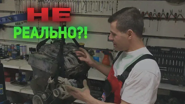 Демонтаж двигателя без разбора на Лада Калина.