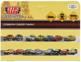 343354 Машина-модель "Технопарк" металл. LADA-2108 "Спутник" 12 см, двери, багаж, инерц, вишневый арт. 2108-12-CRY
