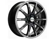 Khomen Wheels KHW1707 (Lada Vesta Cross) 6,5x17/4x100 ET43 D60,1 Black-FP matt