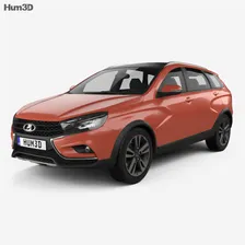 VAZ Lada Vesta Cross 2017 3D model
