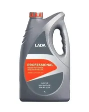 Масло моторное LADA PROFESSIONAL 5W-40, SL/CF, 4л (полусинтетика) 88888R15400400