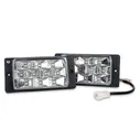 Противотуманные фары светодиодные (10LED) AVS PF-174L (12V 55A H3 LADA 2110-2112) 2шт белый