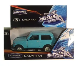 Коллекционная модель Lada 4x4, голубая, 1:36