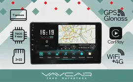 Магнитола Vaycar 09V3 для LADA Granta 2011-2018 (Андроид, 3+32Гб)