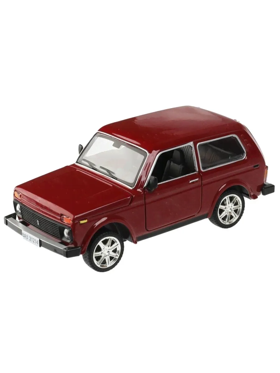Машина Технопарк Lada свет звук бордовая 17 см VAZ-21214-R
