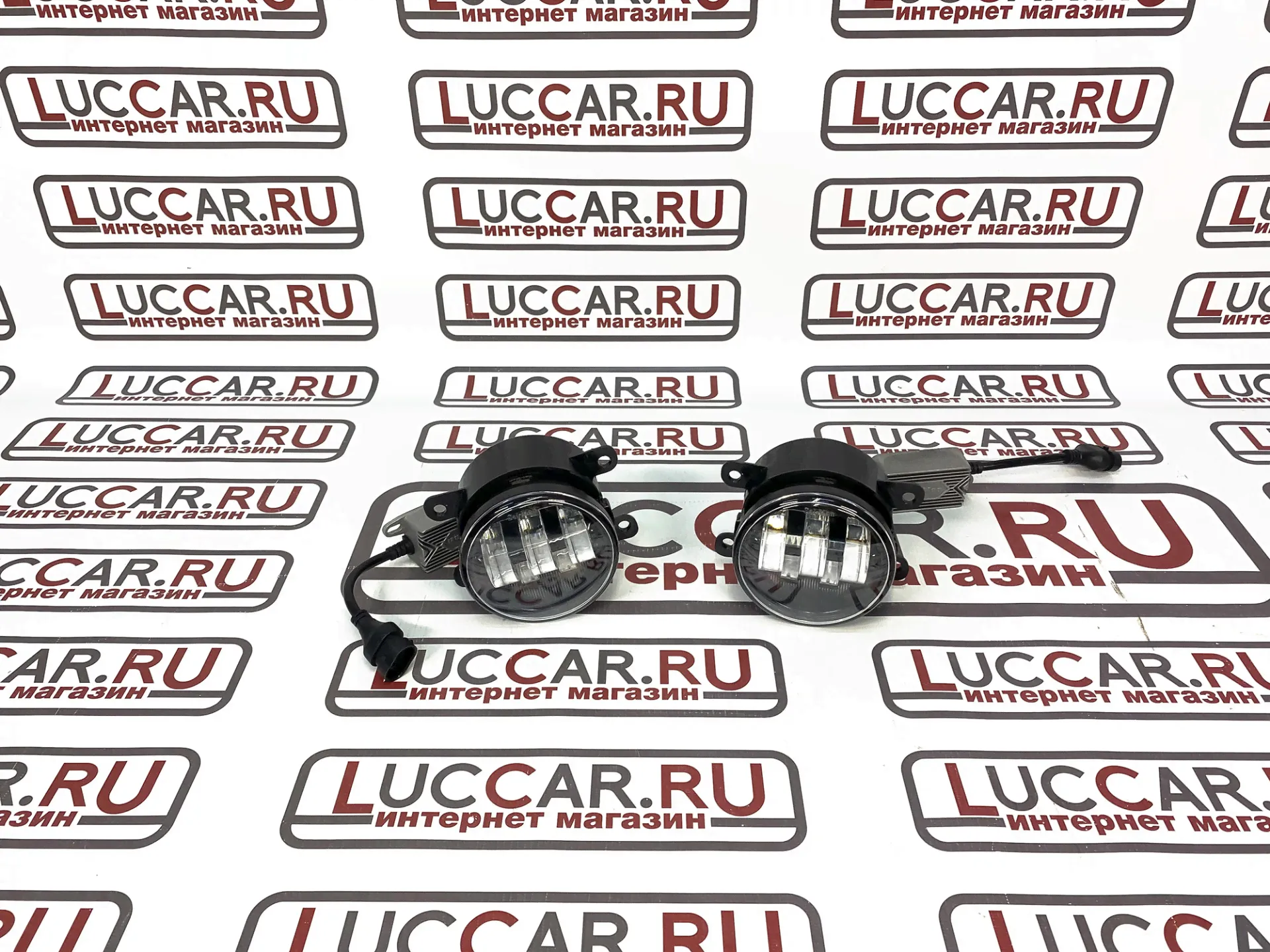 Светодиодные противотуманные передние фары SalMan Led 60W 5 Lada: Vesta, X-Ray, Granta FL, Нива Urban-3