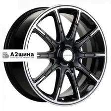 6,5*17 4*100 ET43 60,1 Khomen Wheels KHW1707 (Lada Vesta Cross) Black-FP