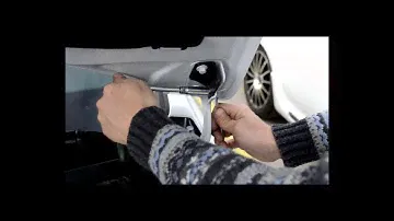 LADA XRAY установка упоров капота